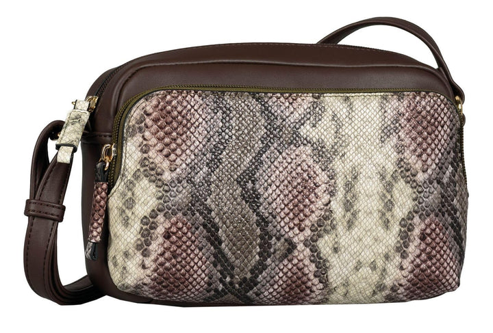 Tom Tailor Acc Damen Esta Umhängetasche, Snake Braun