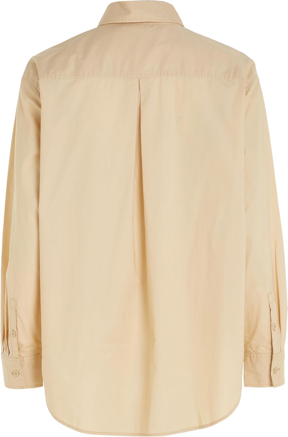 Calvin Klein Damen Woven Label Relaxed Shirt J20j222610 Gewebte Oberteile M Beige (Warm Sand), M Bei