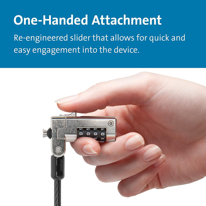 Kensington N17 Dell Notebook-Schloss – Kombination (K68008WW) schwarz, Kombination