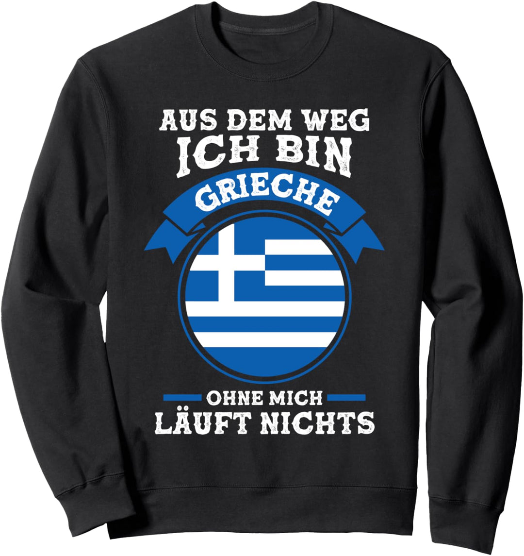 Griechenland Griechisch Griechische Flagge Griechen Sweatshirt