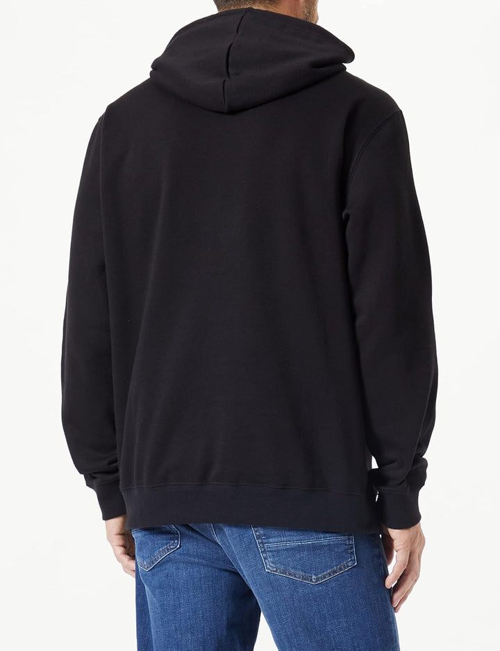 Champion Herren American Classics Small Script Logo Kapuzenpullover M Schwarz, M Schwarz