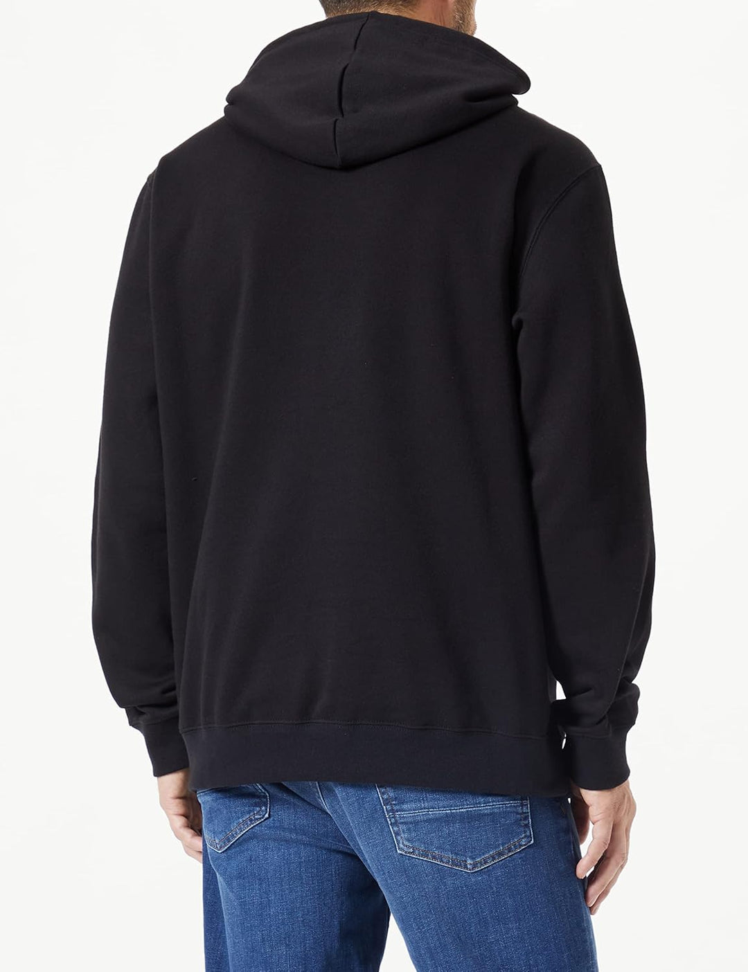 Champion Herren American Classics Small Script Logo Kapuzenpullover M Schwarz, M Schwarz