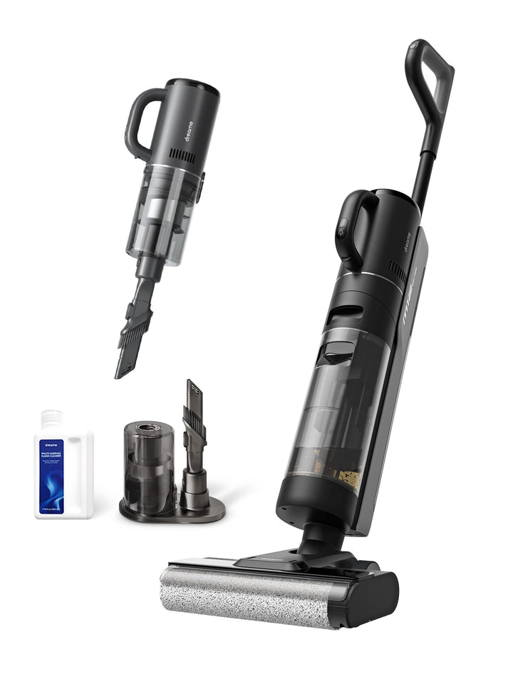 dreame M12 Smart Nass-Trocken-Staubsauger, Kabelloser All in One Nass Trockensauger Kabellos Harthol