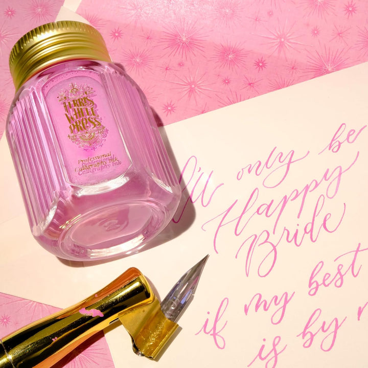 Ferris Wheel Press Calligraphy Ink | Flamingo Pink | 28ml, Flamingo Pink