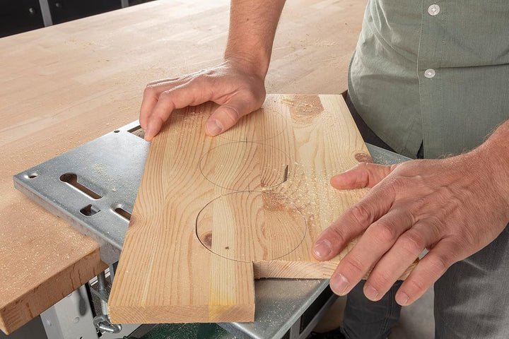 wolfcraft Stichsägetisch I 6197000 I Für genaues, stationäres Arbeiten mit der Stichsäge Basic, Basi