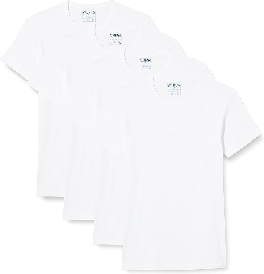 ATHENA Herren T-Shirt XL Weiss, XL Weiss