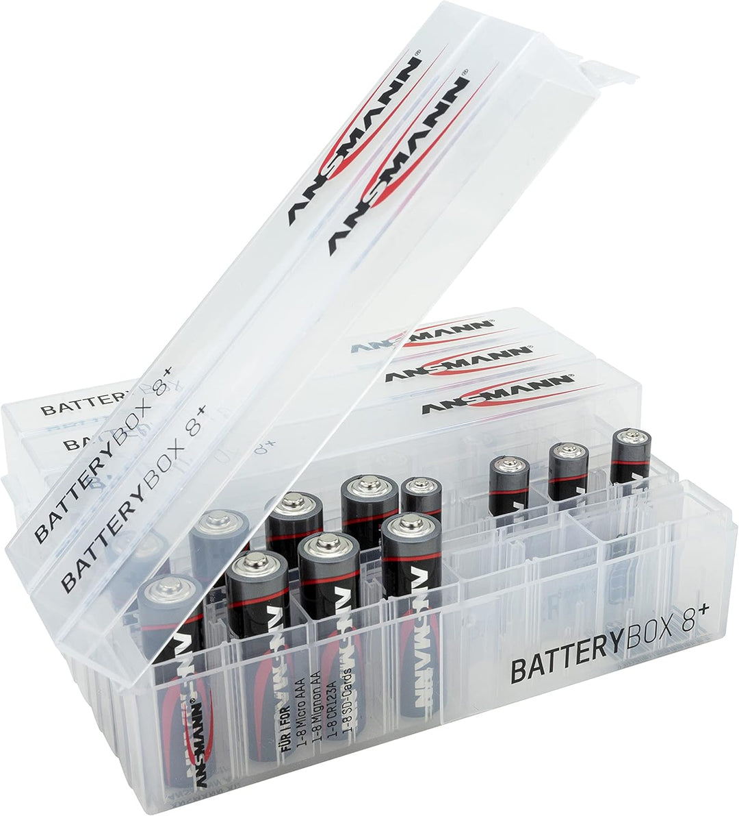 ANSMANN Batteriebox für AAA Micro, AA Mignon Akkus & Batterien, Spezialbatterien & Speicherkarten -