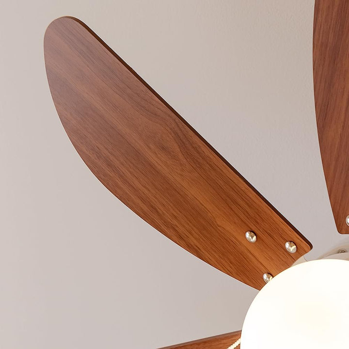 Cecotec Deckenventilator mit Licht EnergySilence Aero 365 Weiss&amp;Holz 50W, Durchmesser 36" (92cm), 3