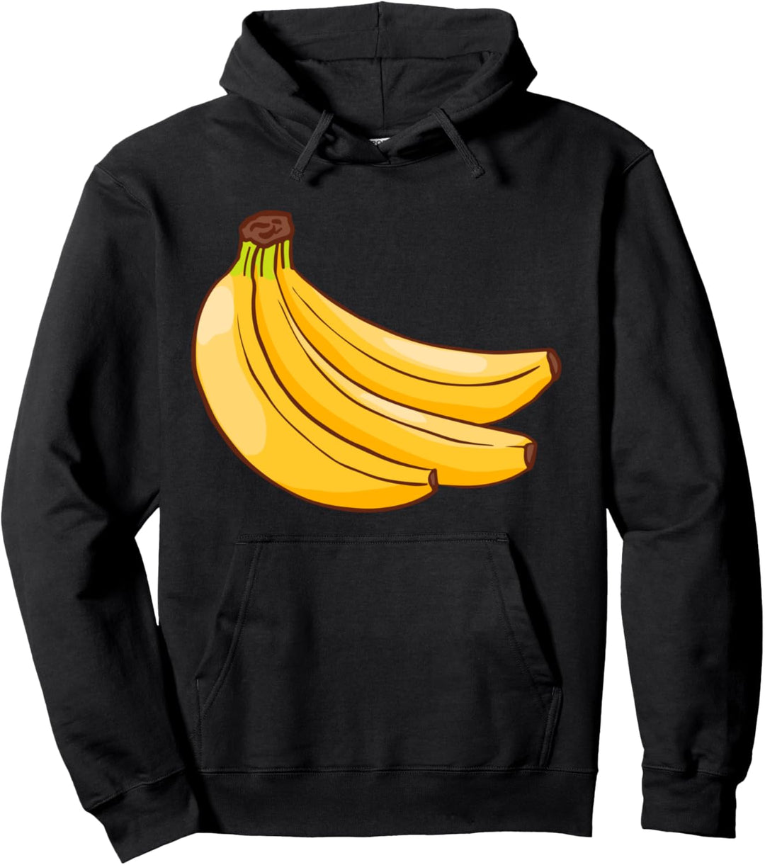 Bananen Obst Früchte Vegan Veganer Vegetarier Vegetarisch Pullover Hoodie
