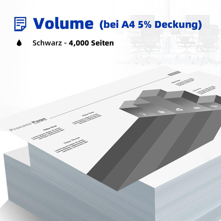 Koala TK5240 Toner kompatibel mit Kyocera TK-5240 TK-5240K TK-5240C TK-5240Y TK-5240M Toner für Kyoc