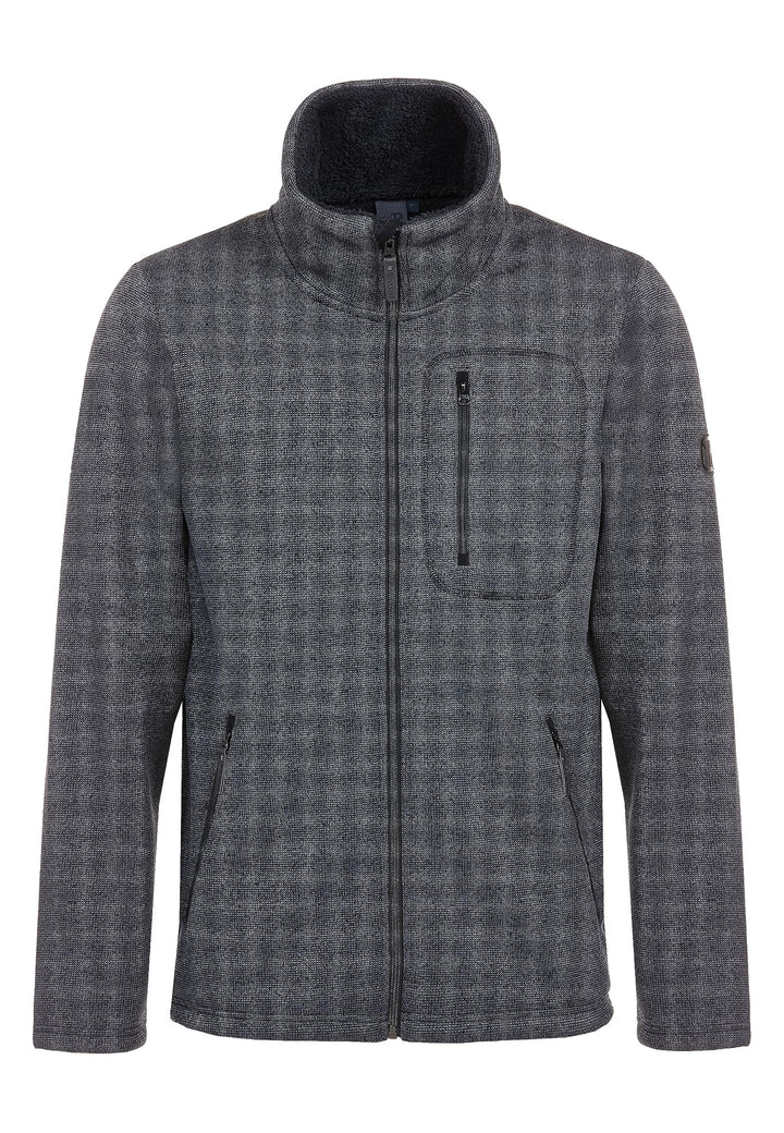 ELKLINE Herren Strickfleecejacke Fat Chance 1013043 XXL grey-black, XXL grey-black
