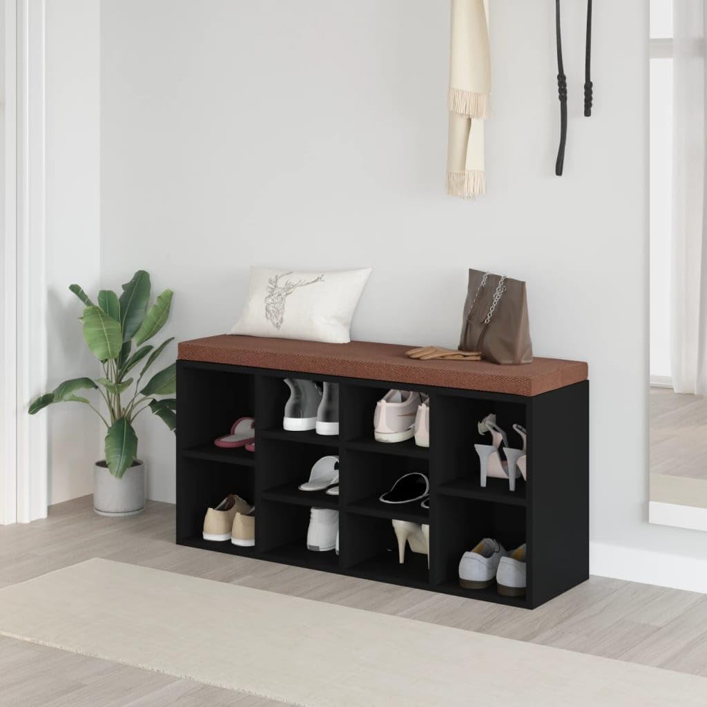 vidaXL Schuhbank Schuhschrank Schuhregal Sitztruhe Schuhablage Schuhständer Schrank Sitzbank Bank Fl
