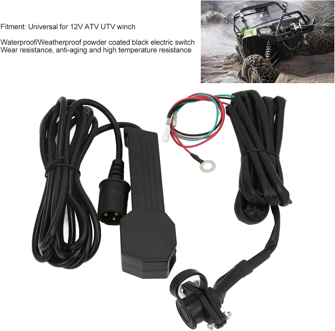 Kabelgebundene Fernbedienung für Winden, 12-V-Handfernbedienung für Winden mit 2,9 M Kabel für ATV U