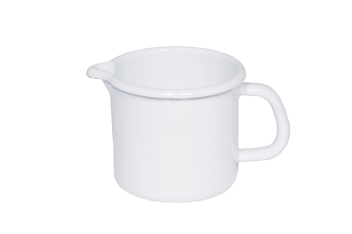 RIESS, 0054-033, Schnabeltopf 16, CLASSIC- WEISS, Durchmesser 16 cm, Höhe 13 cm, Inhalt 2 L, Emaille