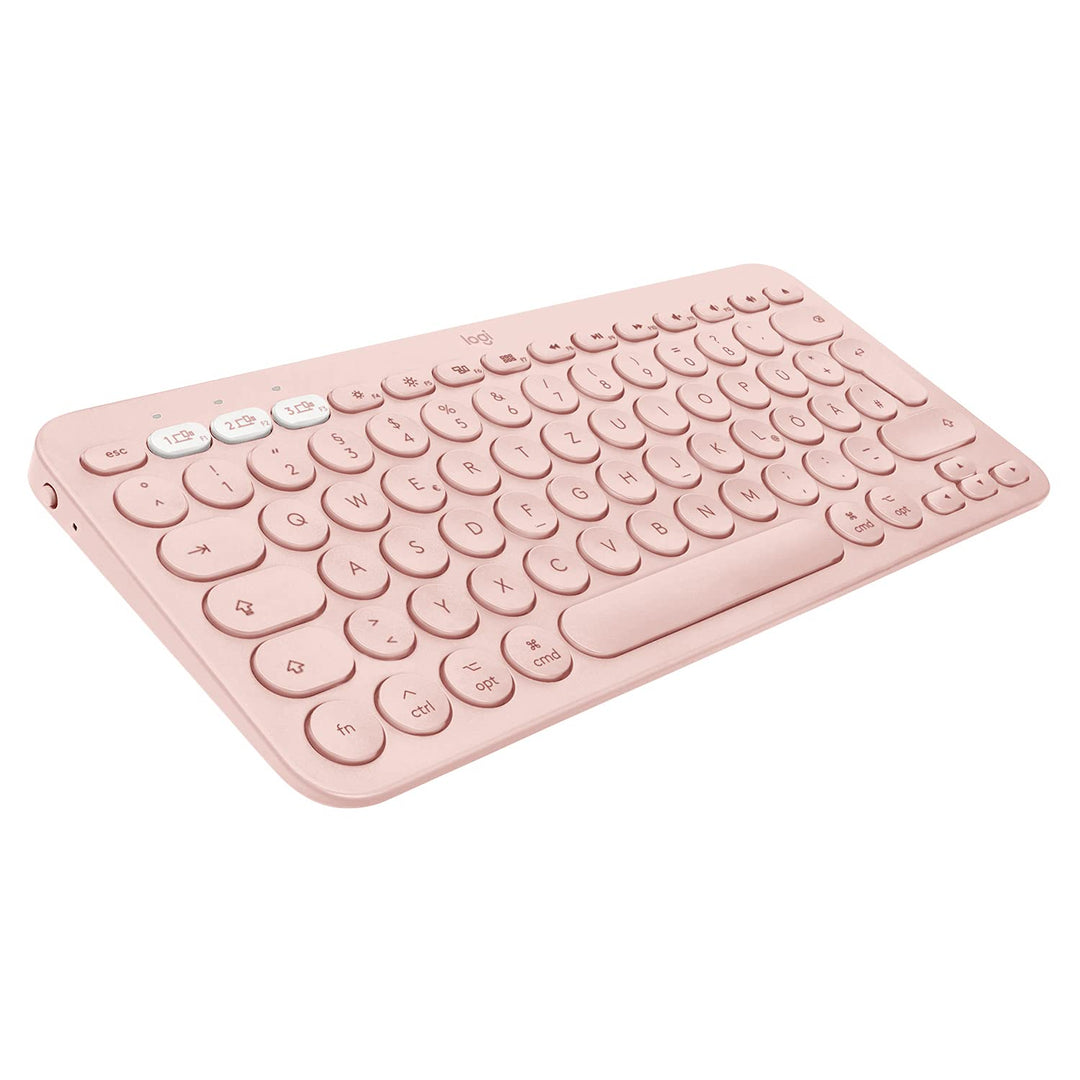 Logitech K380 Multi-Device Bluetooth Tastatur für Mac, Einfaches Umschalten zwischen bis zu 3 Geräte