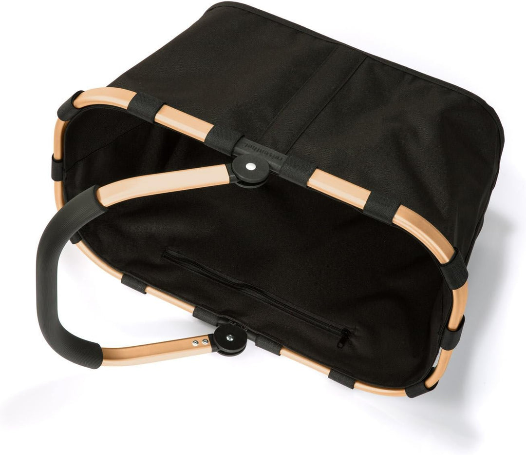reisenthel carrybag frame gold/black Masse 48 x 29 x 28 cm/Volumen: 22 l