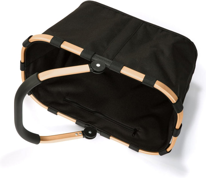 reisenthel carrybag frame gold/black Masse 48 x 29 x 28 cm/Volumen: 22 l