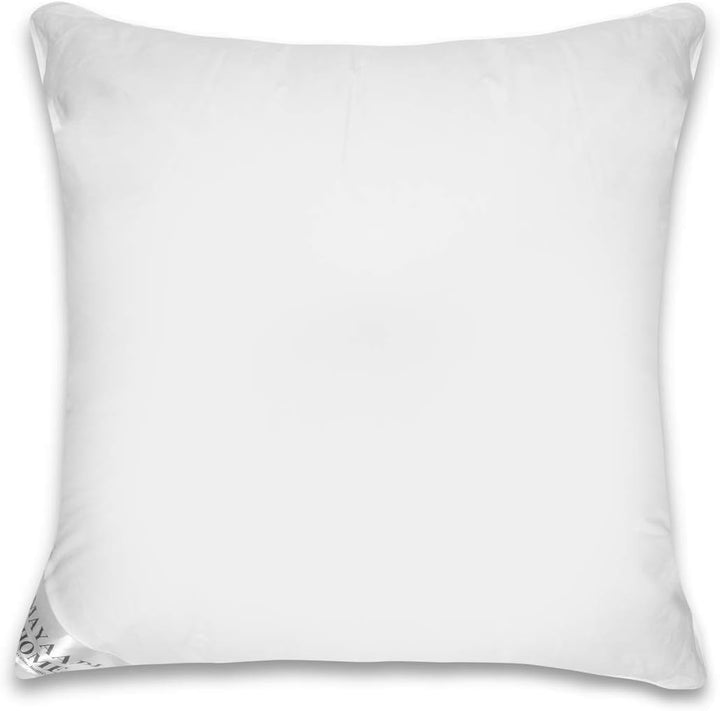 Mayaadi-Home 2er Set Kopfkissen 80x80 cm | 2000g Füllung, 70% Daunen 30% Federn | 100% Natur Bezug a