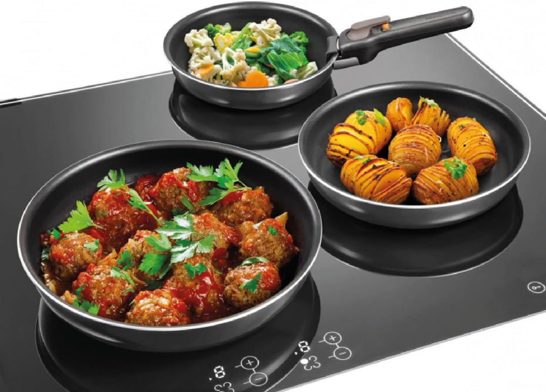 Tescoma Bratpfannen-Set mit abnehmbarem Griff VARIO, 4-teilig