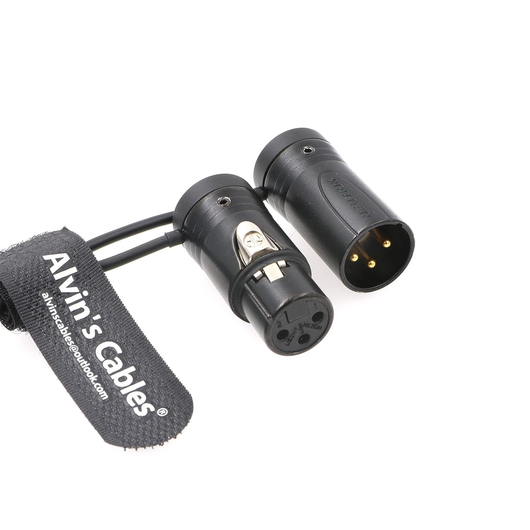 Low-Profile 3 Pin XLR Stecker auf Buchse Kabel Originalstecker Symmetrisches Mikrofon Audiokabel Som
