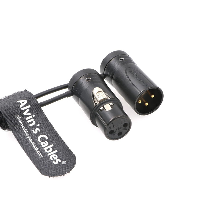 Low-Profile 3 Pin XLR Stecker auf Buchse Kabel Originalstecker Symmetrisches Mikrofon Audiokabel Som