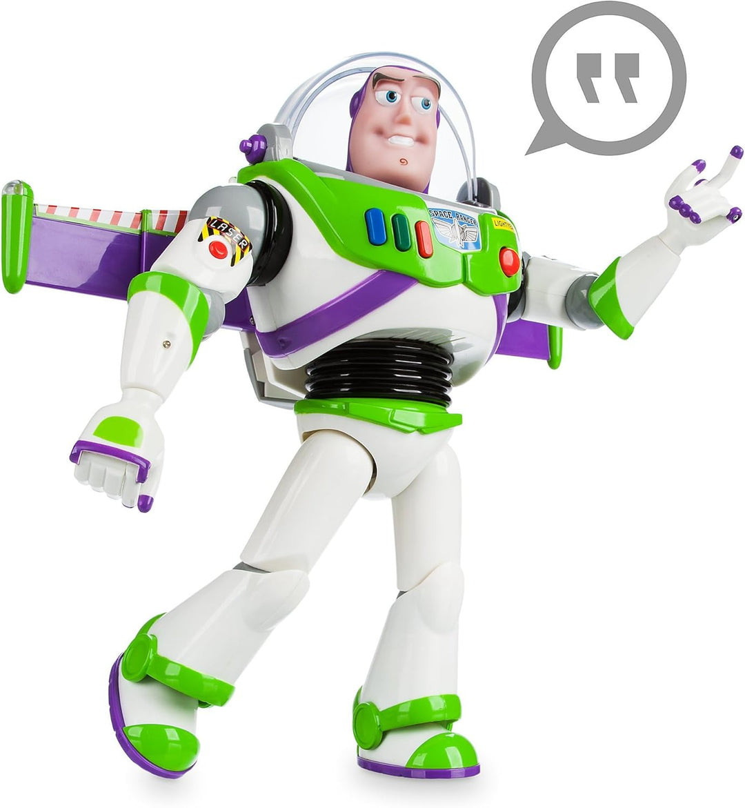 Disney Disney Advanced Talking Buzz Lightyear Actionfigur 12'' Offizielles Disney-Produkt. Ideales S