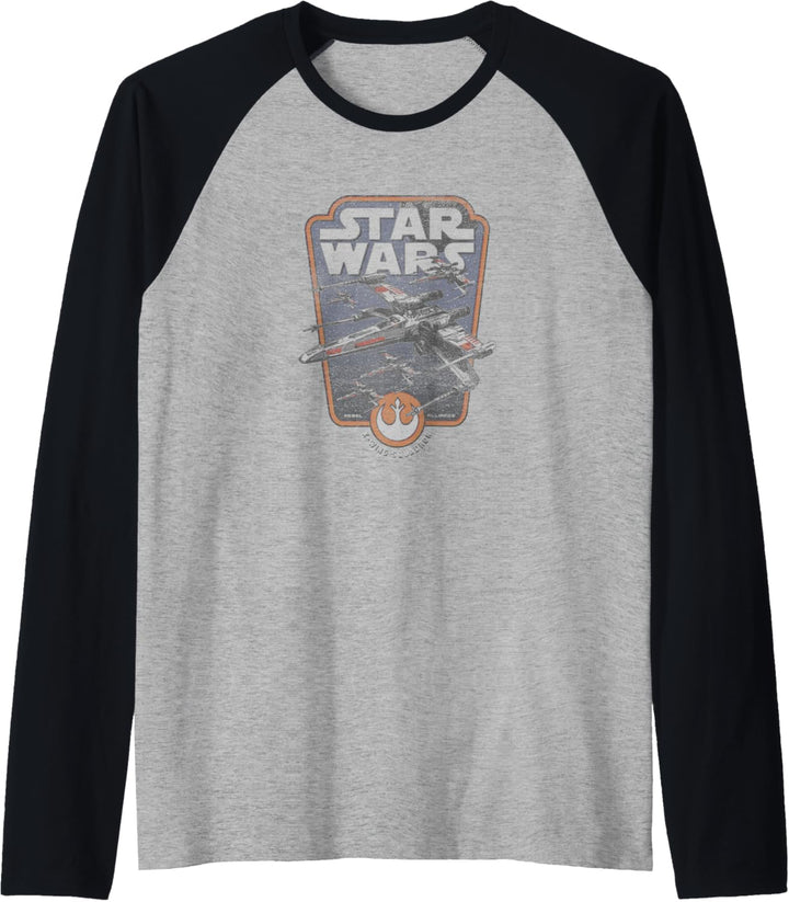 Star Wars X-Wing Red Squadron Raglan