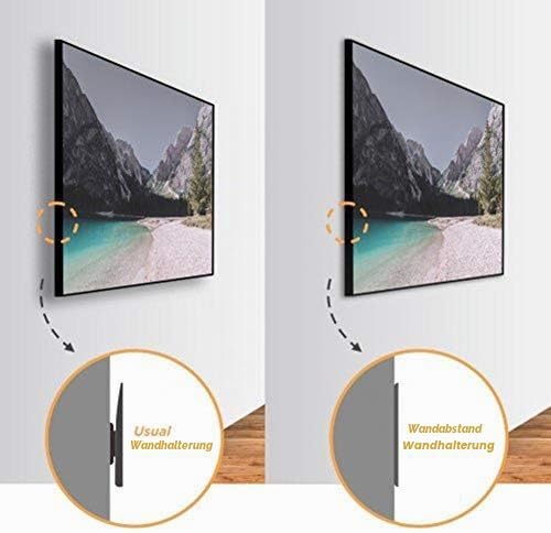 Maclean MC-837 QLED TV Micro-Gap Wandhalterung für Samsung Q7/Q8/Q9/Q7FN/Q9FN 75" bis 50kg Ultra Sli