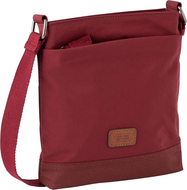 camel active bags City Herren Umhängetasche Messenger Bag 22x4,5x22 Dark Red, 22x4,5x22 Dark Red