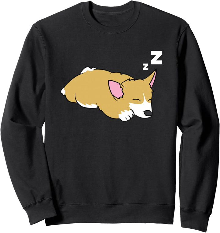 Corgi Hund Lustiger schlafender Pembroke Welsh Corgi Hund Sweatshirt