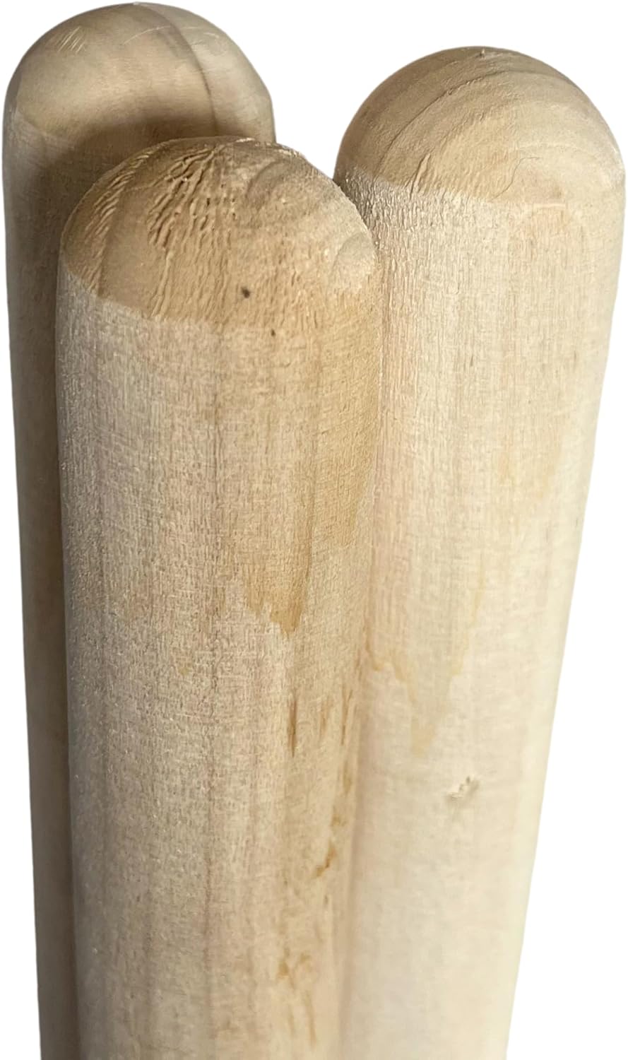 pokm toolsmarket - Besenstiel Holz Ersatzstiel, 150 cm, Holzstiel aus Pappelholz, Gerätestiel Ø37 mm