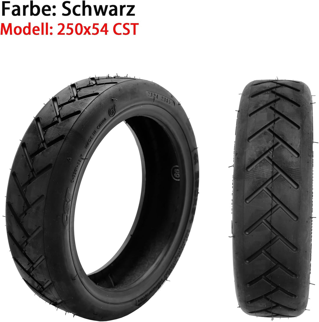Topteng 250x54 CST Elektroroller Reifen Tubeless Verdickter Reifen passend für Xiaomi 4/Mi4 Pro2