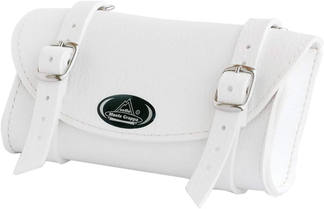 Selle Montegrappa Vintage Satteltasche für Objekte original hergestellt in Italien 0016