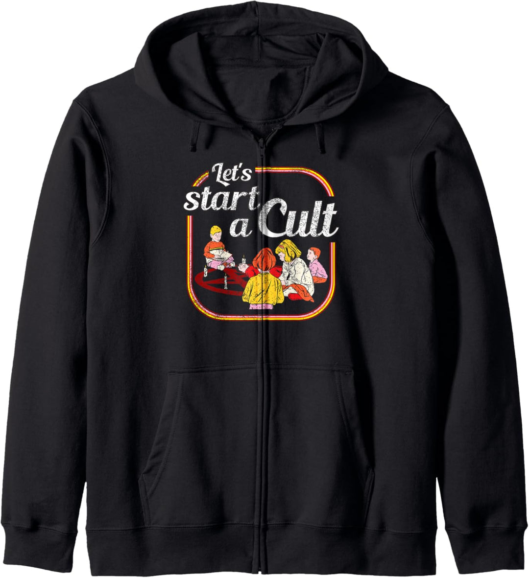 Lets start a Cult - Summon Demons Goth Pentagramm Kind Kapuzenjacke