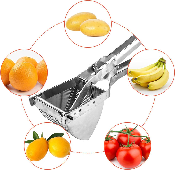 Brevanza Kartoffelpresse Edelstahl Stabil, Potato Ricer, Kartoffelquetsche Aus Edelstahl, Kartoffelp