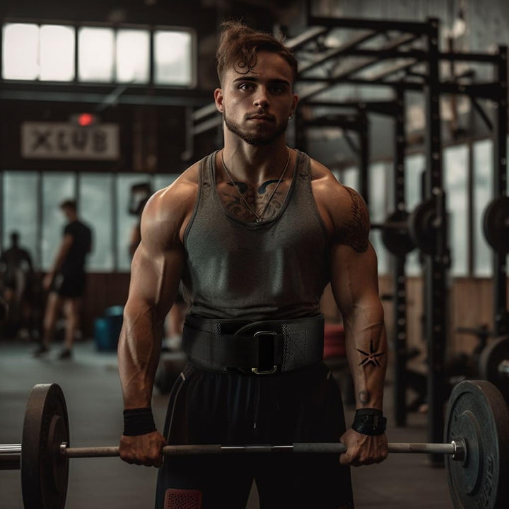 DIBAR Gewichthebergürtel Männer-Damen,Fitness,Gewichtheben,Kreuzheben,Kniebeugen,Crossfit,Intensives