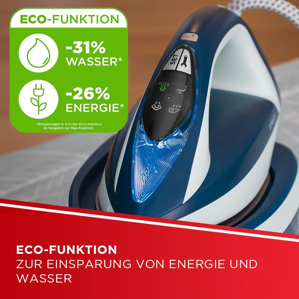 Polti Vaporella Express VE30.10, Hochleistungs-Dampfbügelstation mit bis zu 8 Bar Pumpe, ECO-Funktio