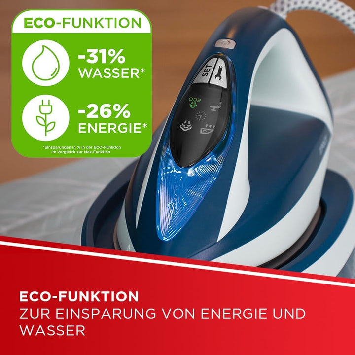 Polti Vaporella Express VE30.10, Hochleistungs-Dampfbügelstation mit bis zu 8 Bar Pumpe, ECO-Funktio