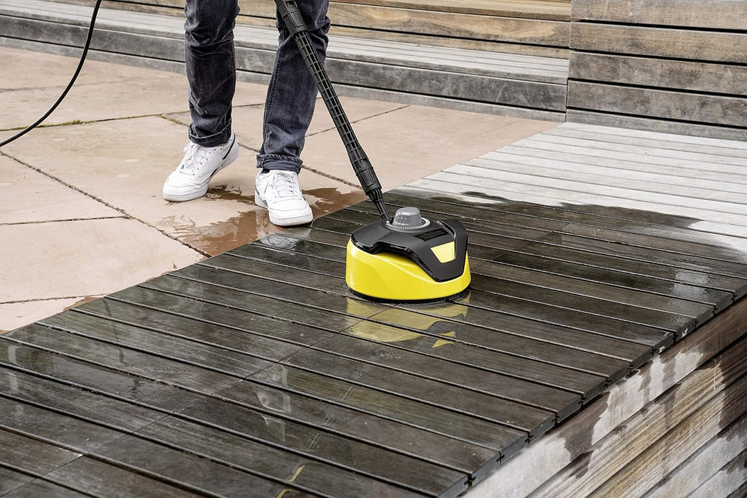Kärcher Flächenreiniger T-Racer T 5 (Spritzwasserschutz, für grosse Flächen, zwei Flachstrahldüsen,