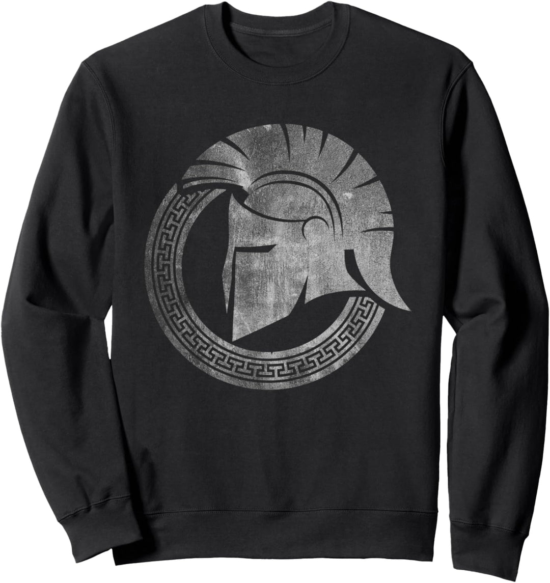 Sparta Krieger Helm Vintage Gym Fitness Sweatshirt