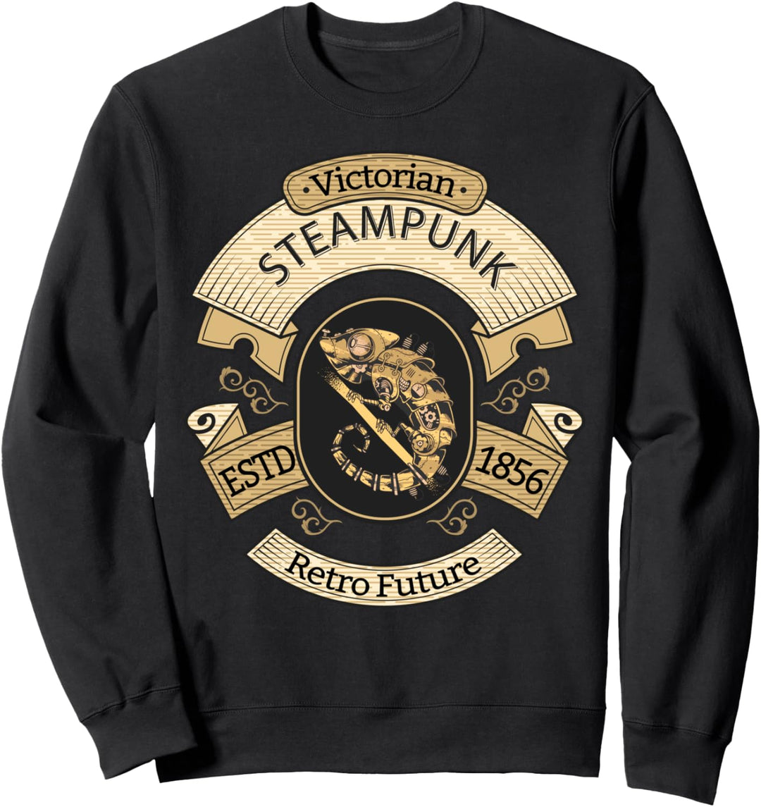 Victorian Era, ein Steampunk Retro Future Sweatshirt