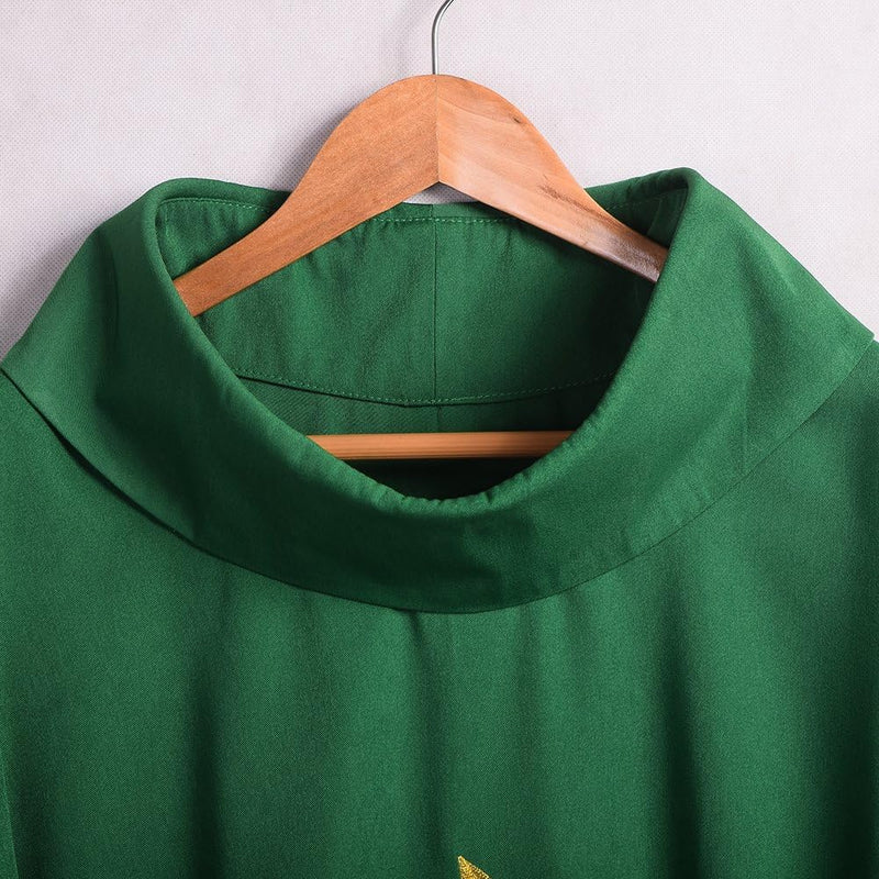 BLESSUME Kirche Priester Chasuble Gewänder Grün Einheitsgrösse Style