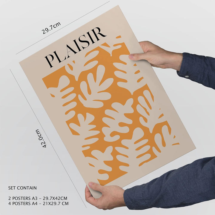 Nacnic Set von 6 Poster Vegetation. Sammlung von Platten mit ästhetischer Collage für Innendekoratio