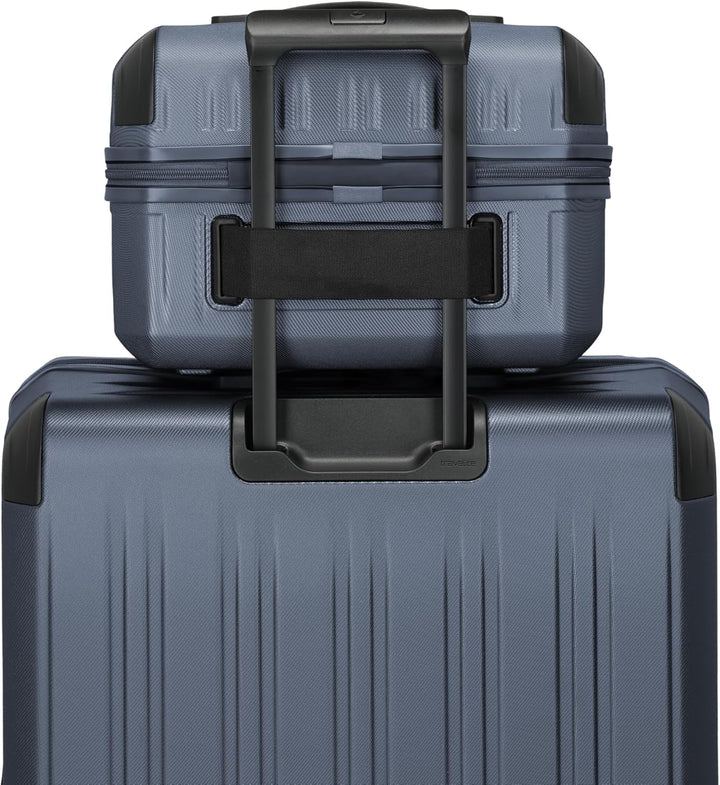travelite DYNAMIIC Kosmetikkoffer, Beautycase 27x38x23 cm, ABS Hartschale, Koffer Aufsteckfunktion,