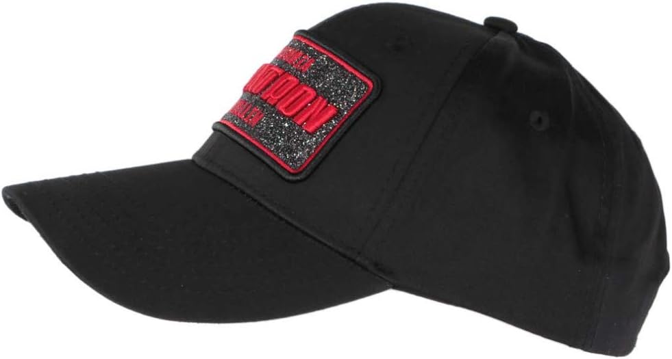 Kappe El Patron Schwarz und Rot Strass Medellin Colombia Baseball - Unisex