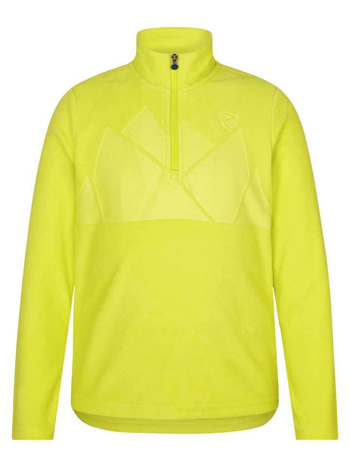 Ziener Unisex Kinder Jonki Skipullover, Skirolli, Funktions-Shirt | atmungsaktiv, Fleece, warm (1er