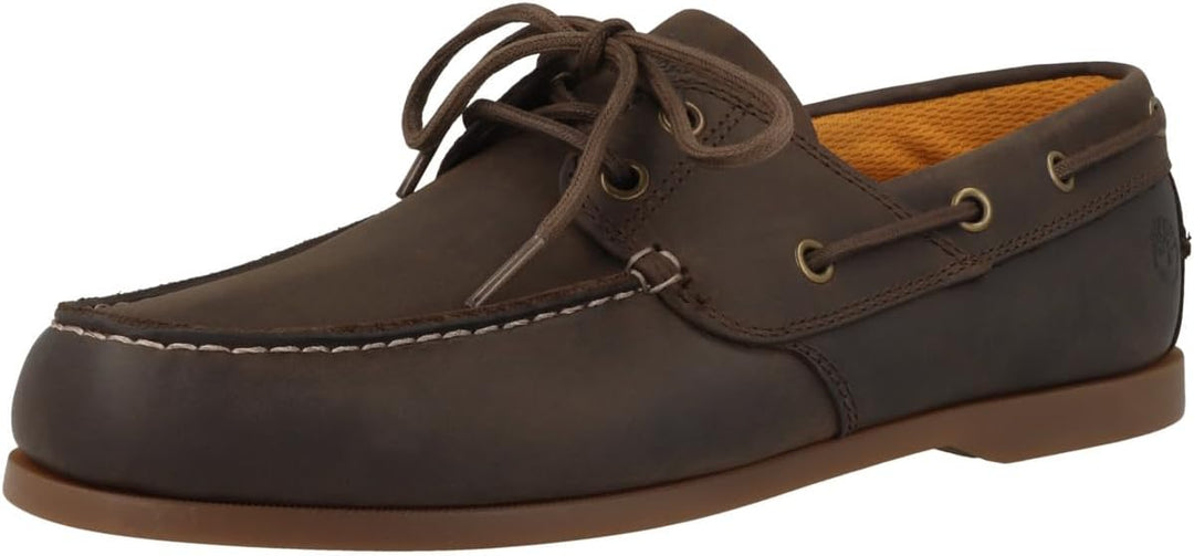 Timberland Herren Cedar Bay 2 Eye Boat ShoeBoat Shoe 41 EU Weit Dk Brown Full Grain, 41 EU Weit Dk B