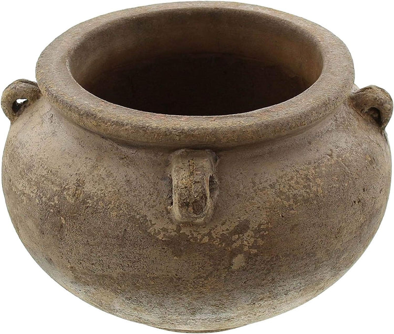 Dekoleidenschaft Pflanzkugel “Terracotta” rustikal Pflanzer Ø 26 cm, braun, Blumentopf, Blumen-Übert