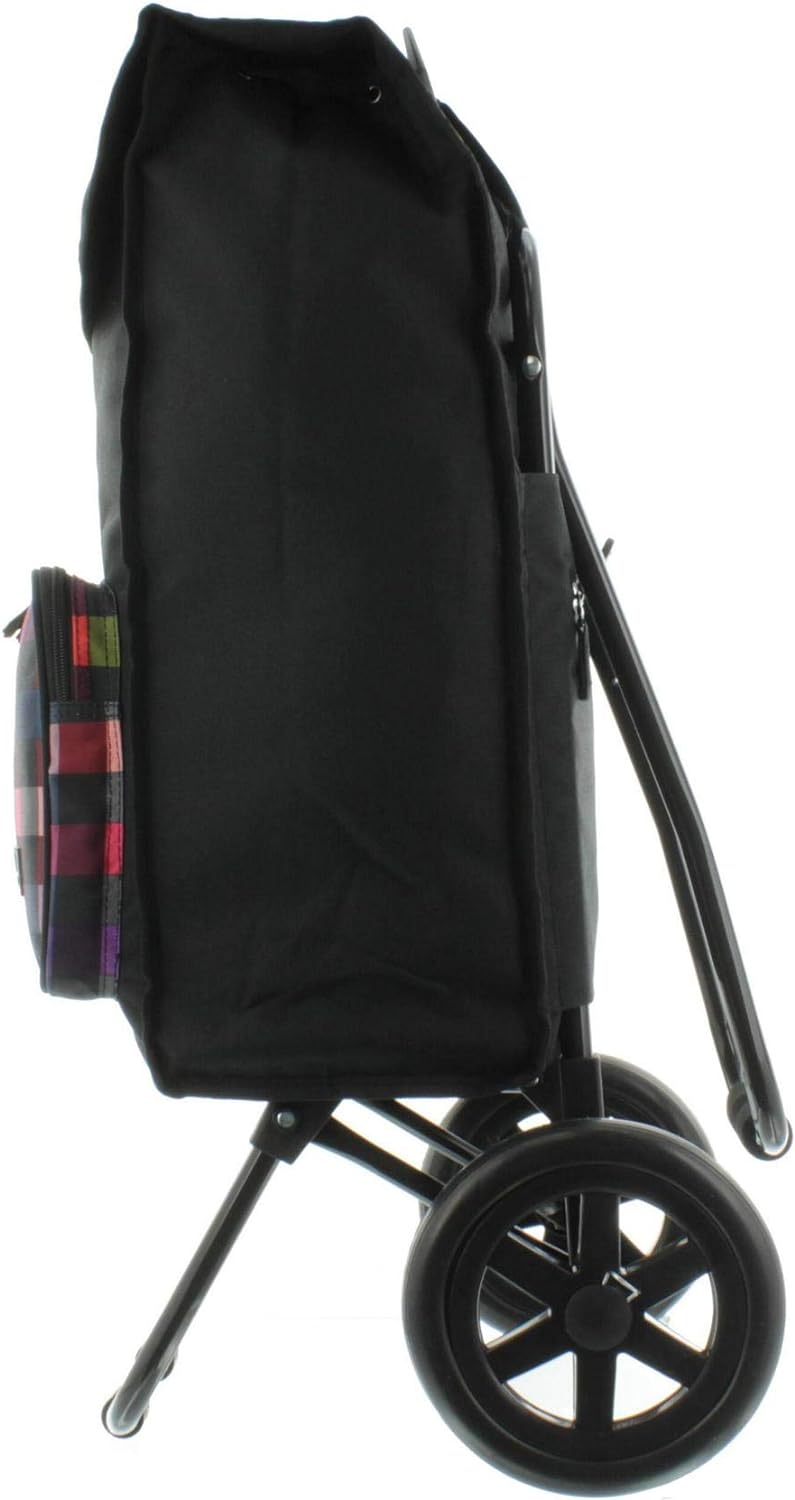 Franky Einkaufstrolley Einkaufsroller ER1 Multicolor Check