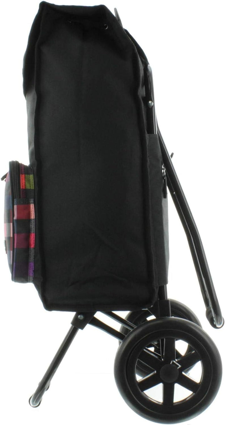 Franky Einkaufstrolley Einkaufsroller ER1 Multicolor Check